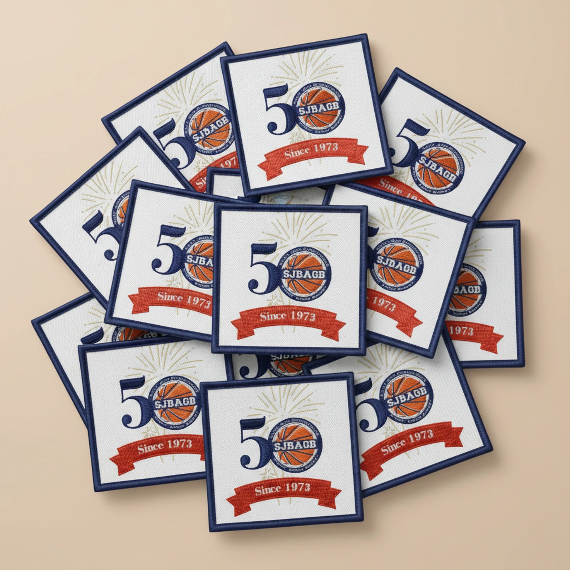 Collection patchs brodés Basketball