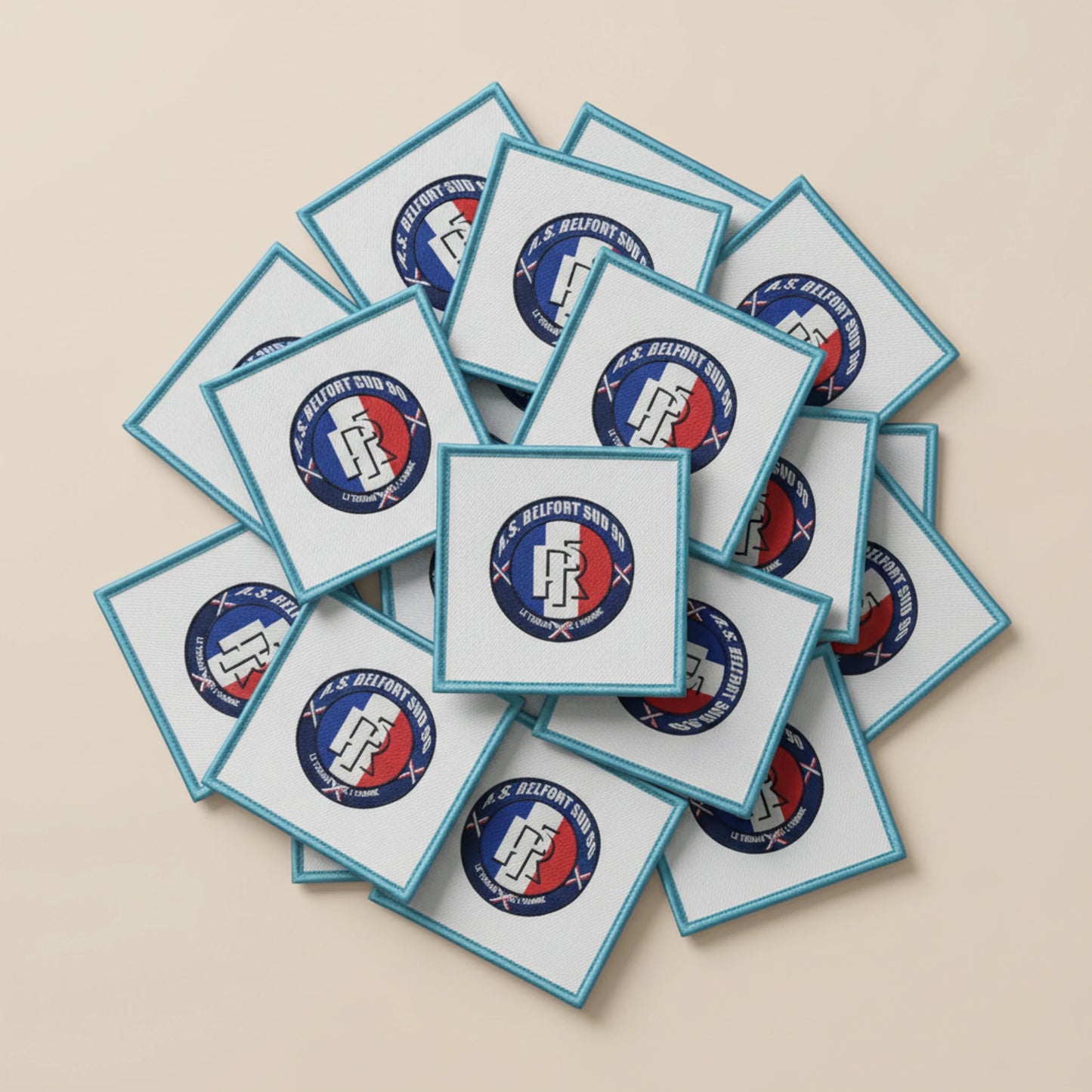 Dos velcro patch brodé PPATCH