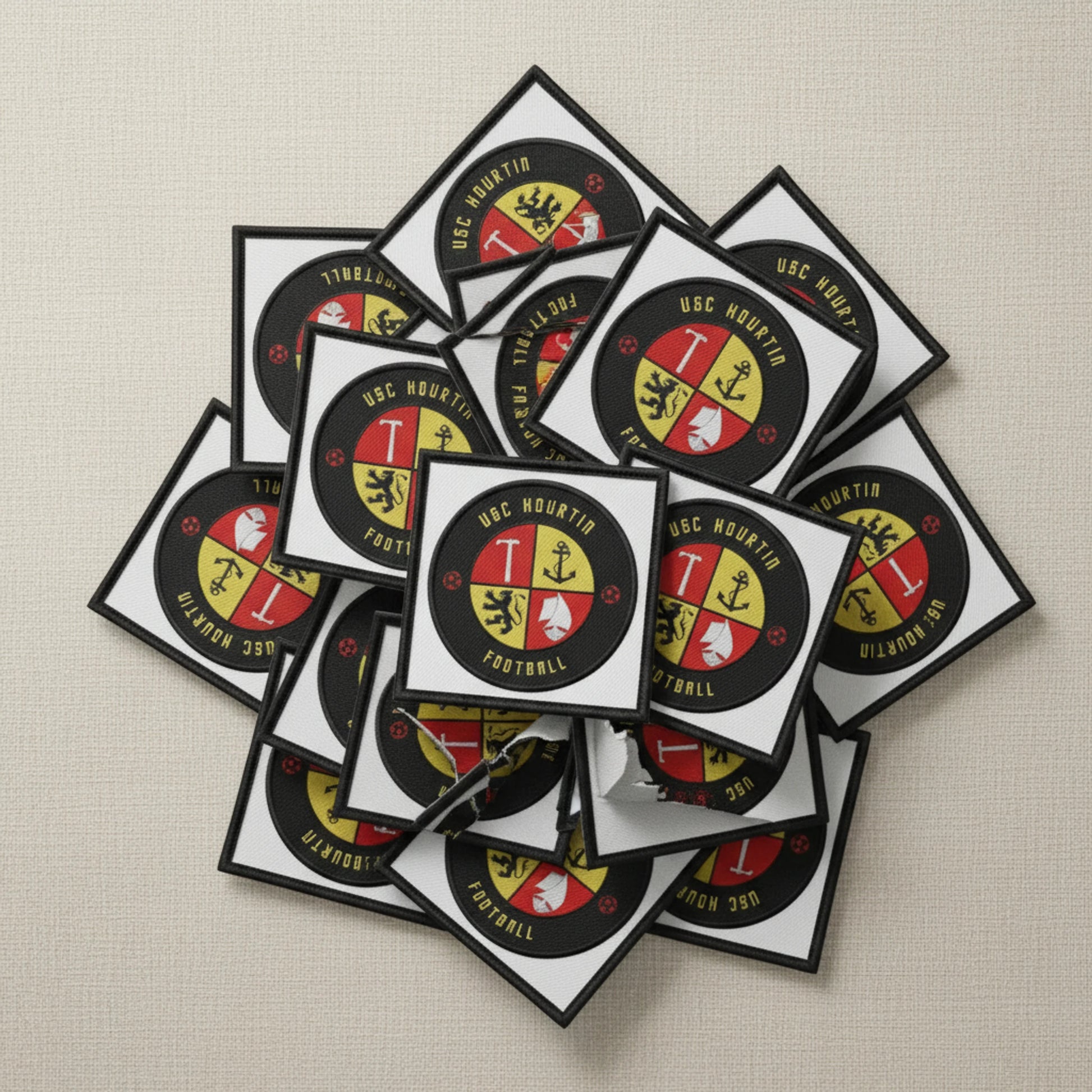 Dos velcro patch brodé PPATCH