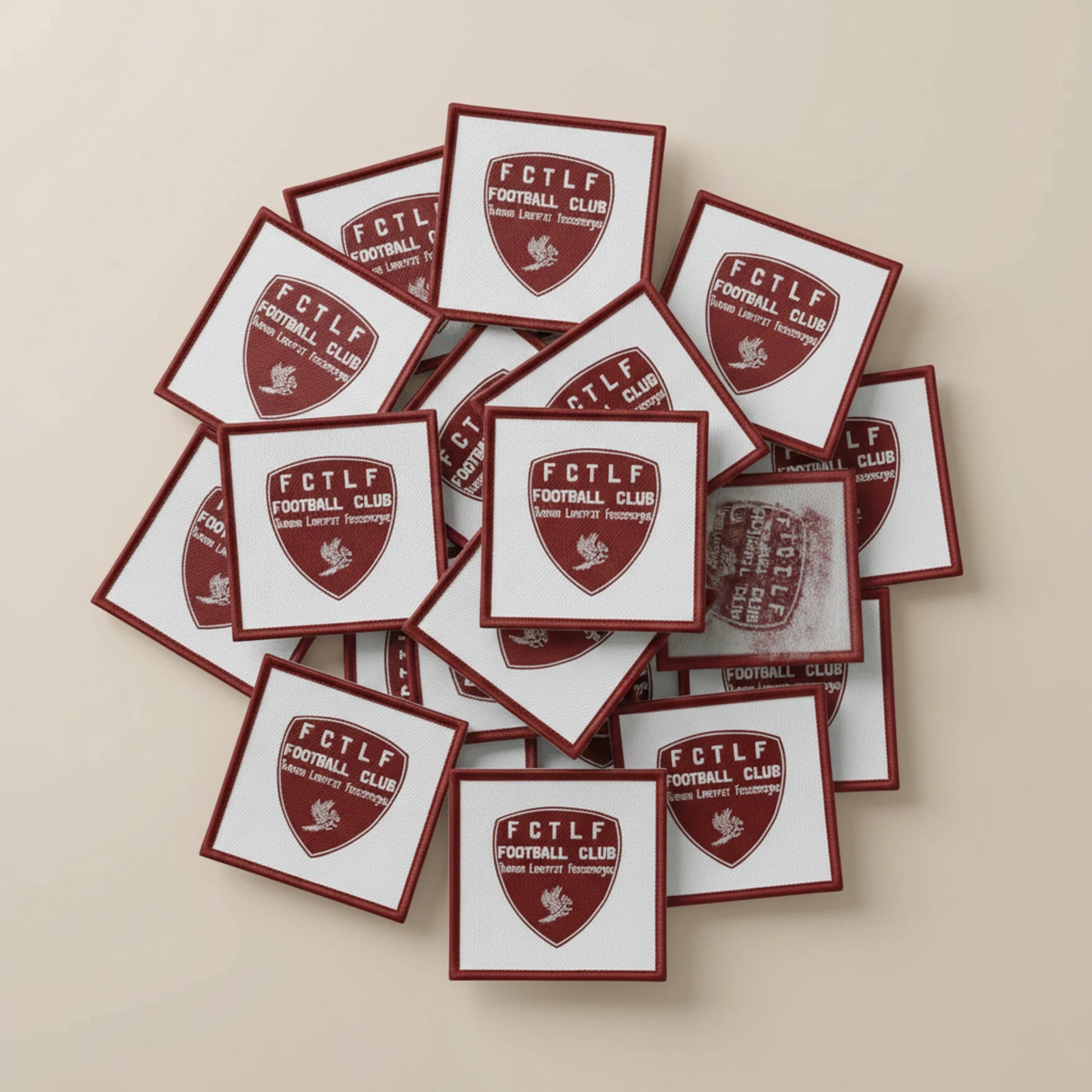 Dos velcro patch brodé PPATCH