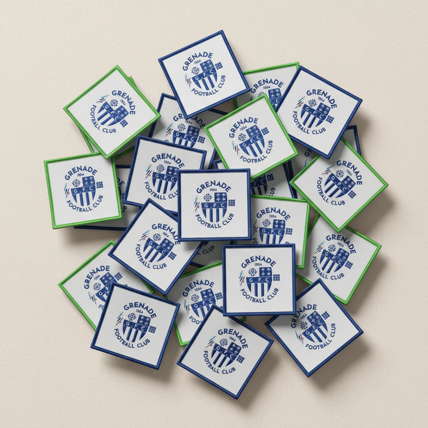 Collection patchs brodés Football