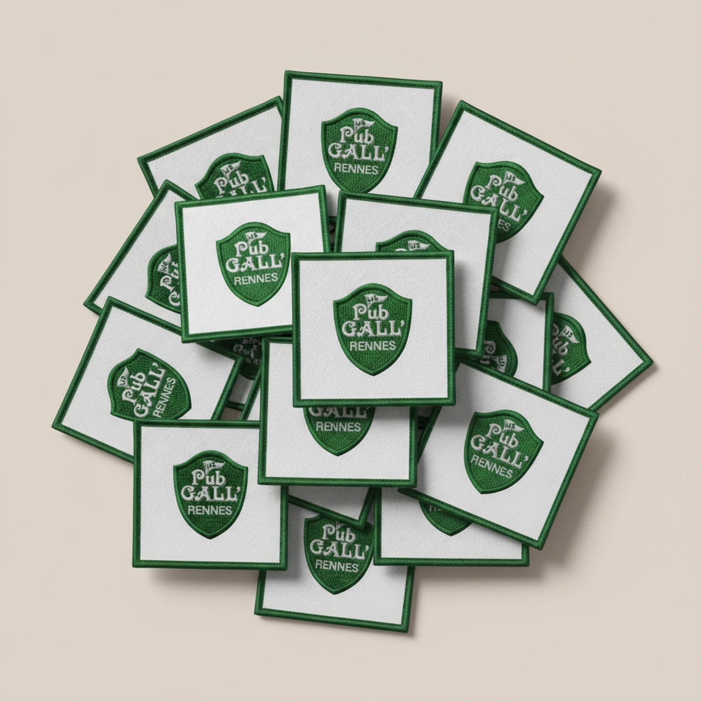 Dos velcro patch brodé PPATCH