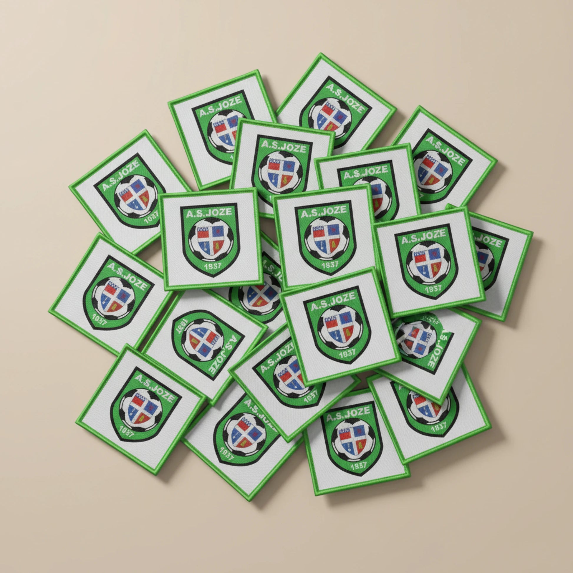 Collection patchs brodés Football