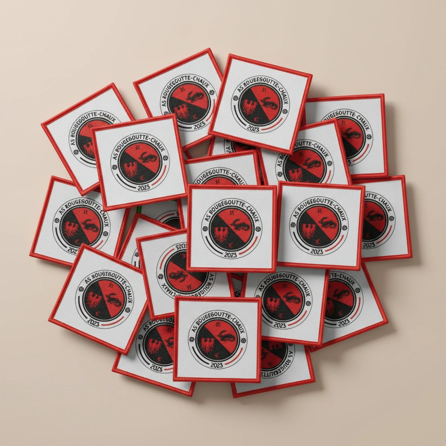 Dos velcro patch brodé PPATCH