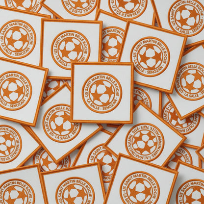 Dos velcro patch brodé PPATCH