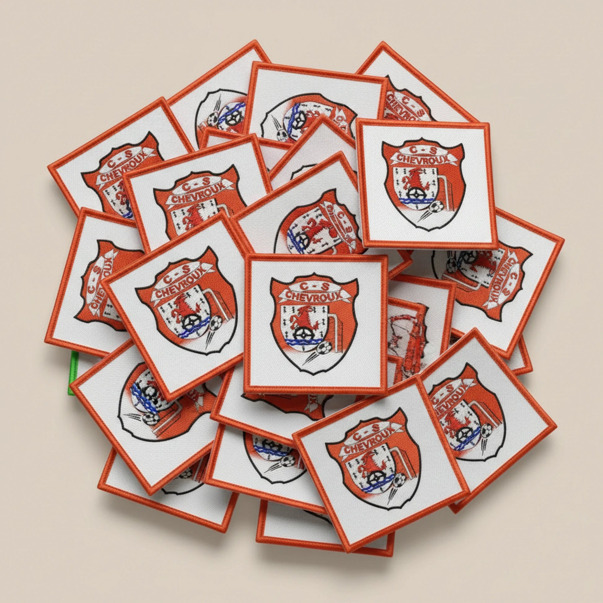 Collection patchs brodés Football
