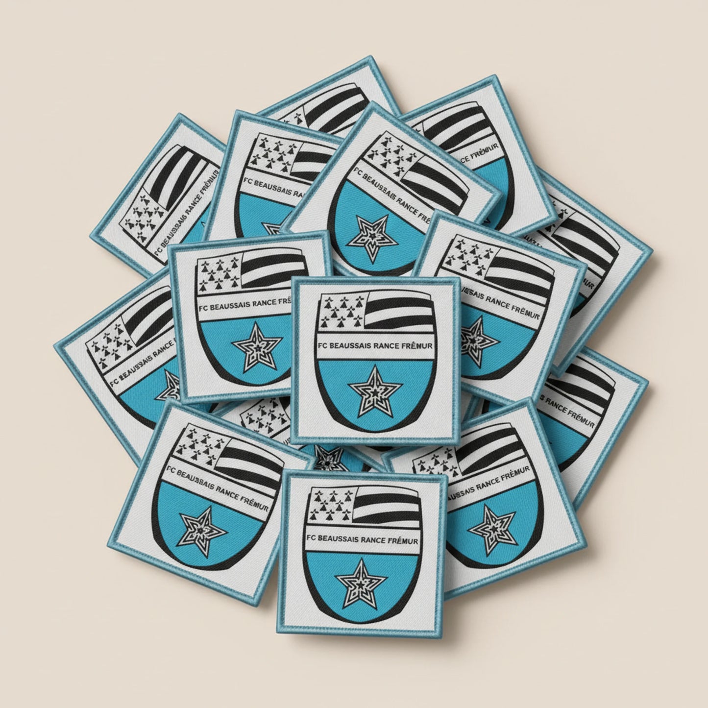 Dos velcro patch brodé PPATCH