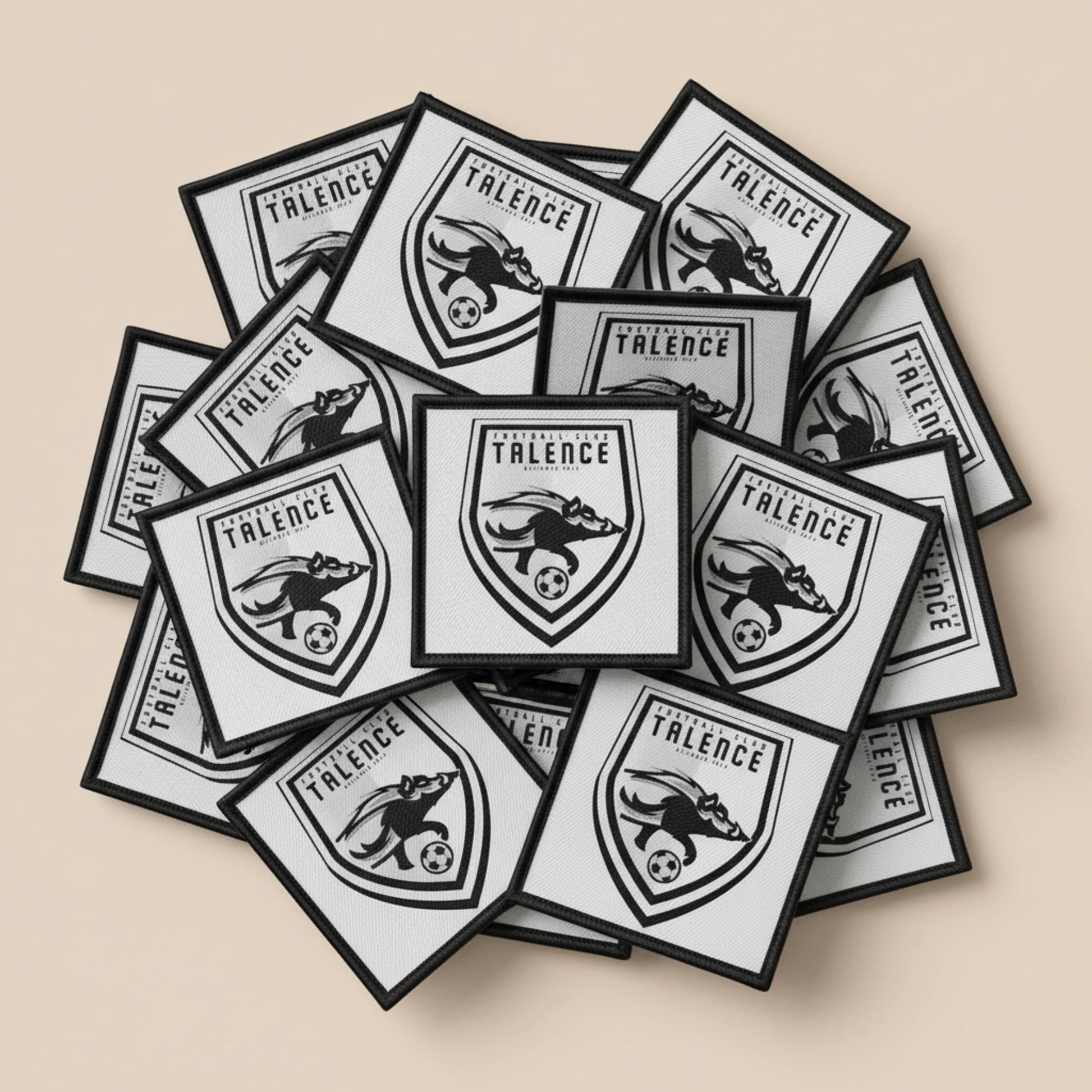 Dos velcro patch brodé PPATCH