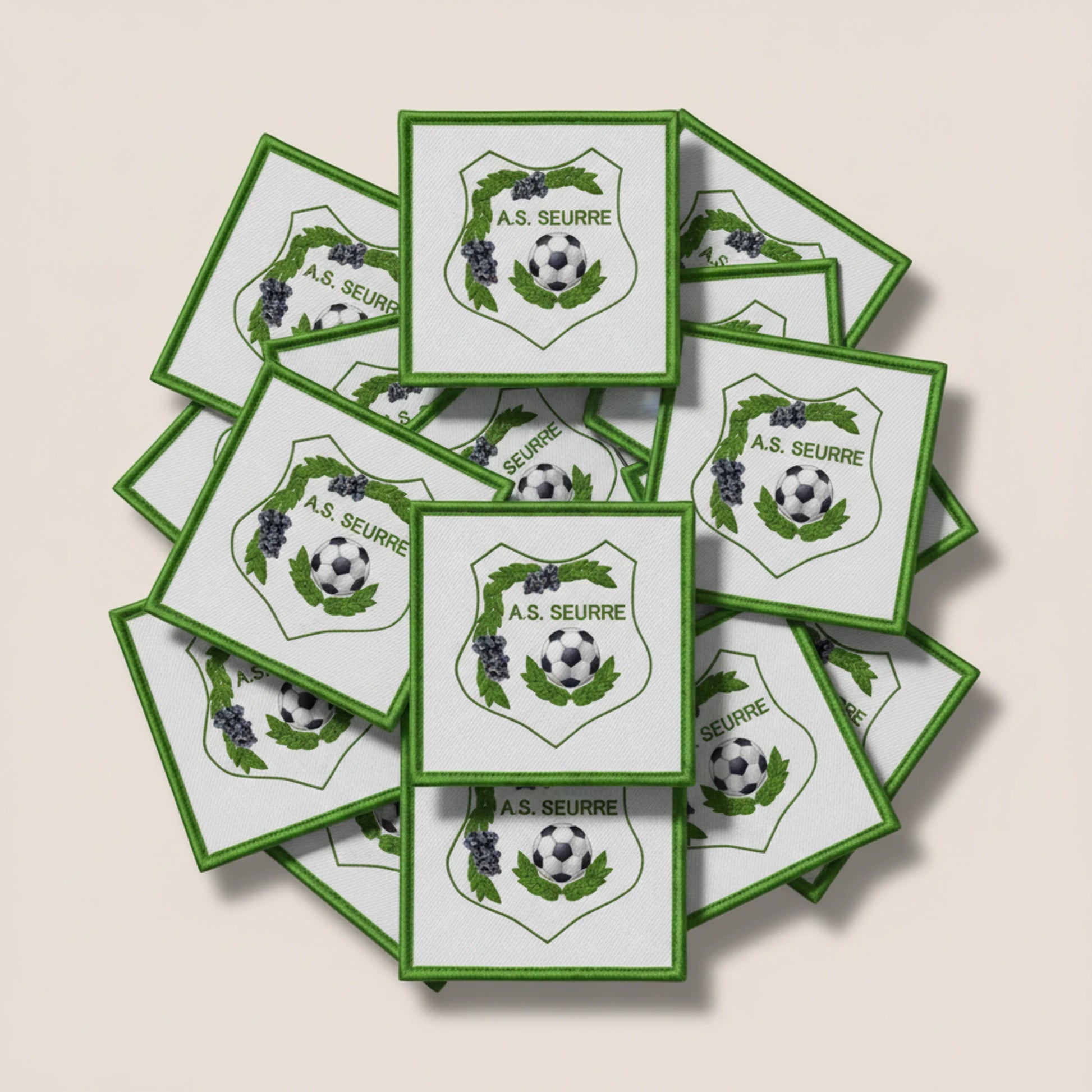 Collection patchs brodés Football