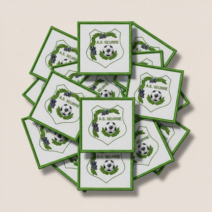 Collection patchs brodés Football