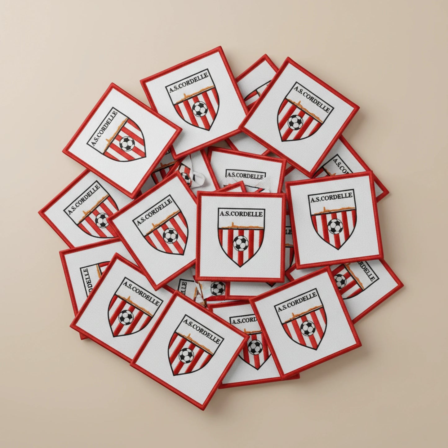 Collection patchs brodés Football
