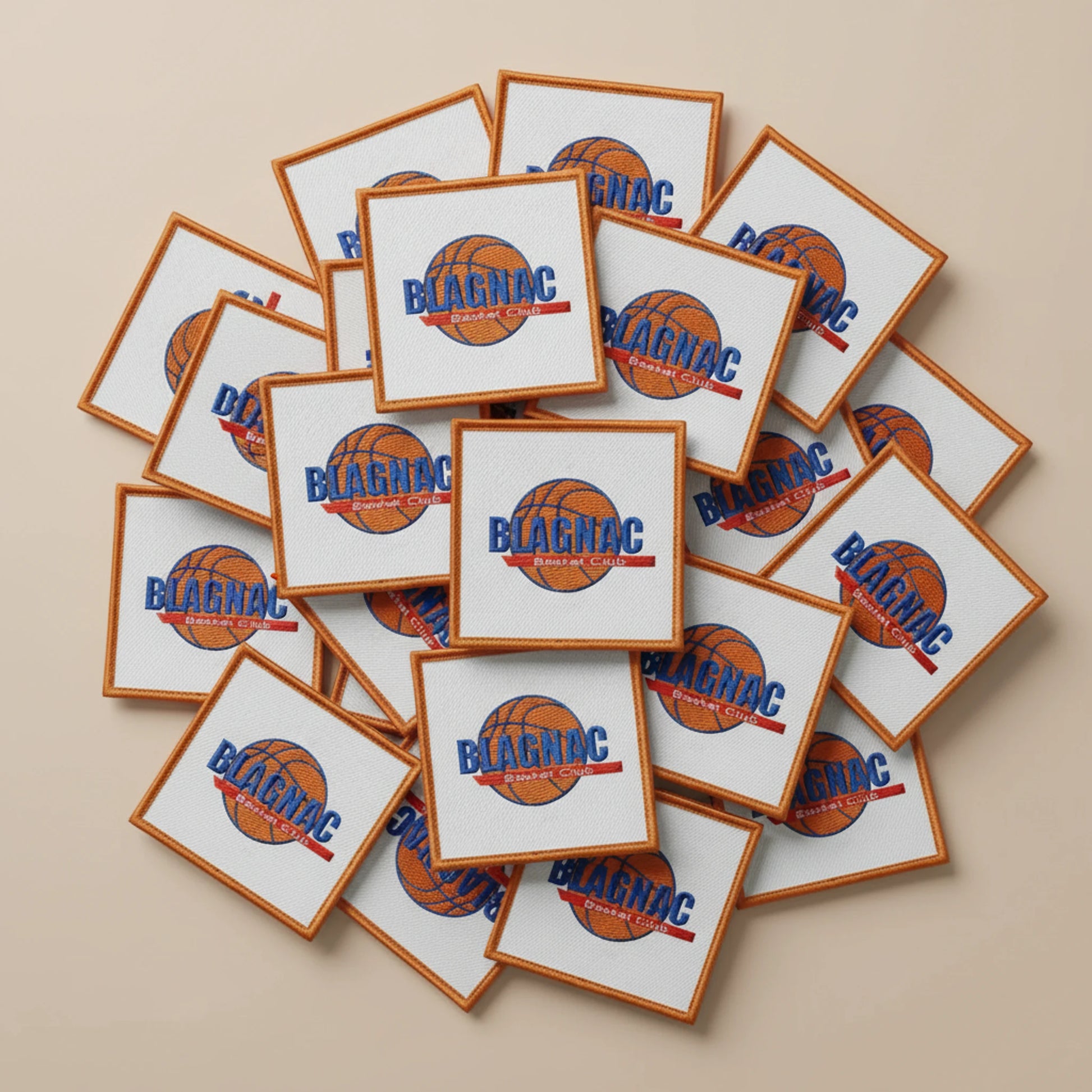 Collection patchs brodés Basketball