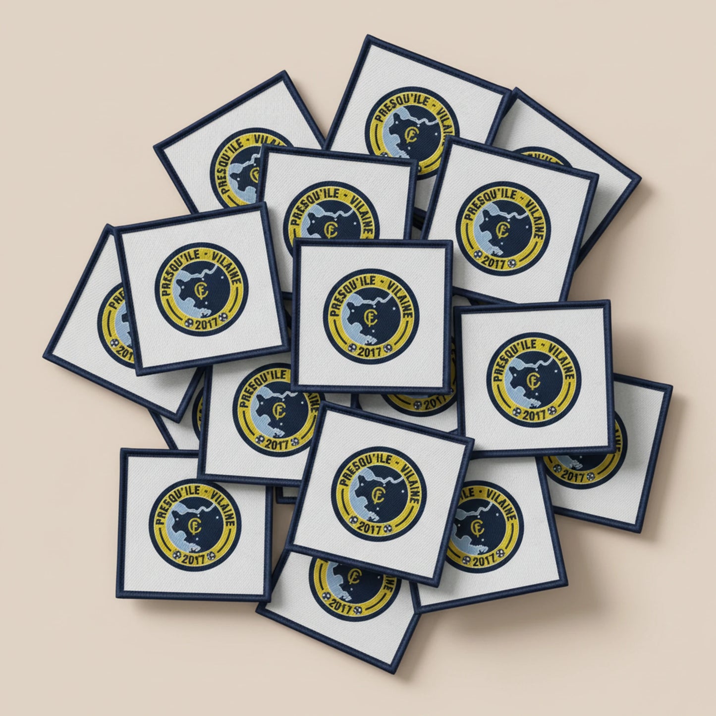 Dos velcro patch brodé PPATCH