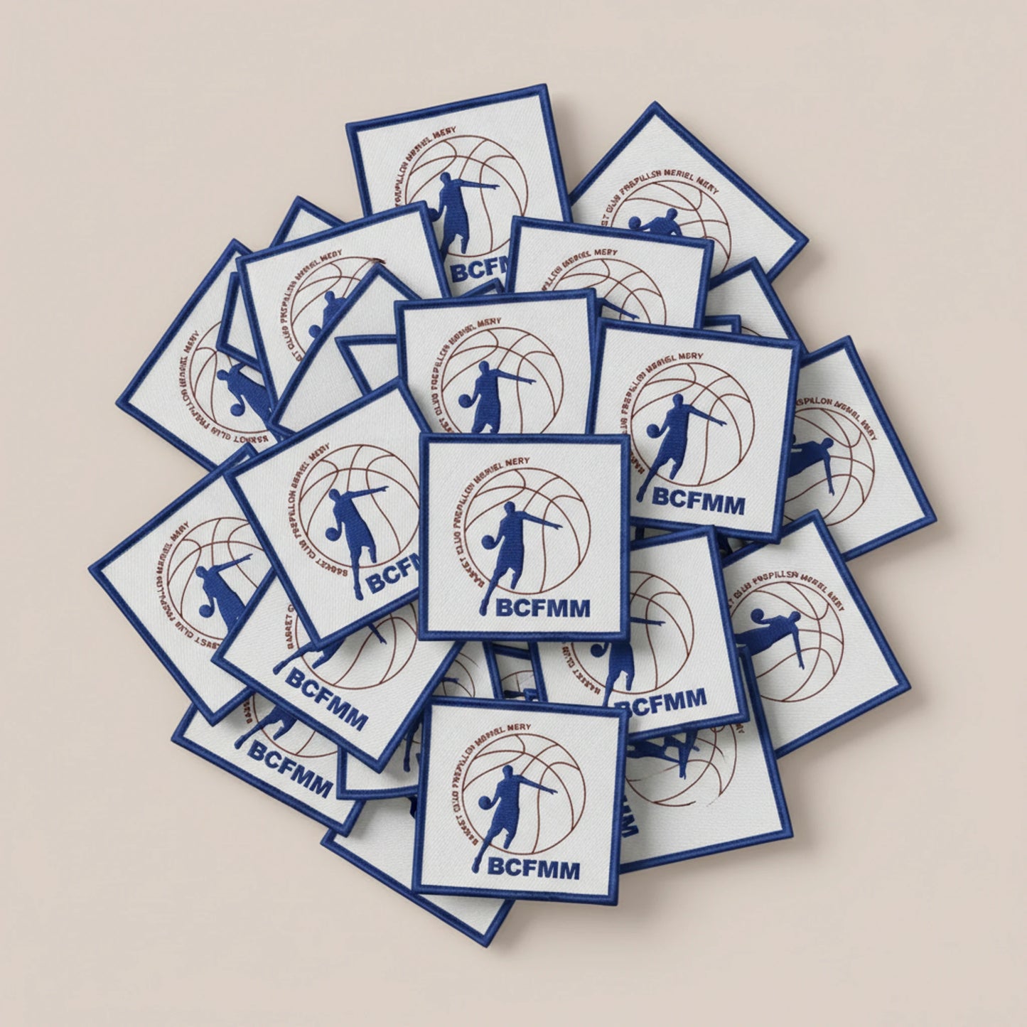 Collection patchs brodés Basketball