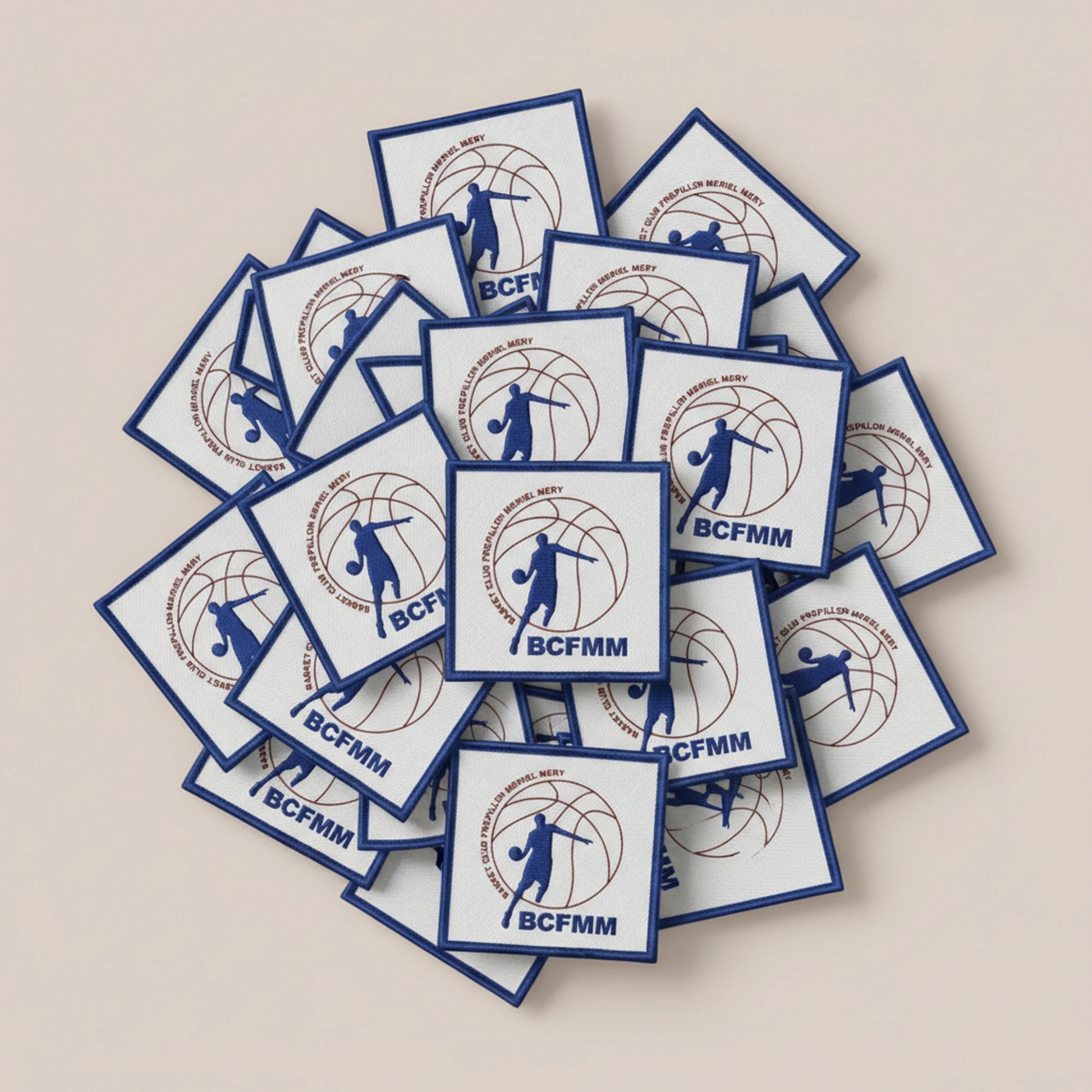 Collection patchs brodés Basketball