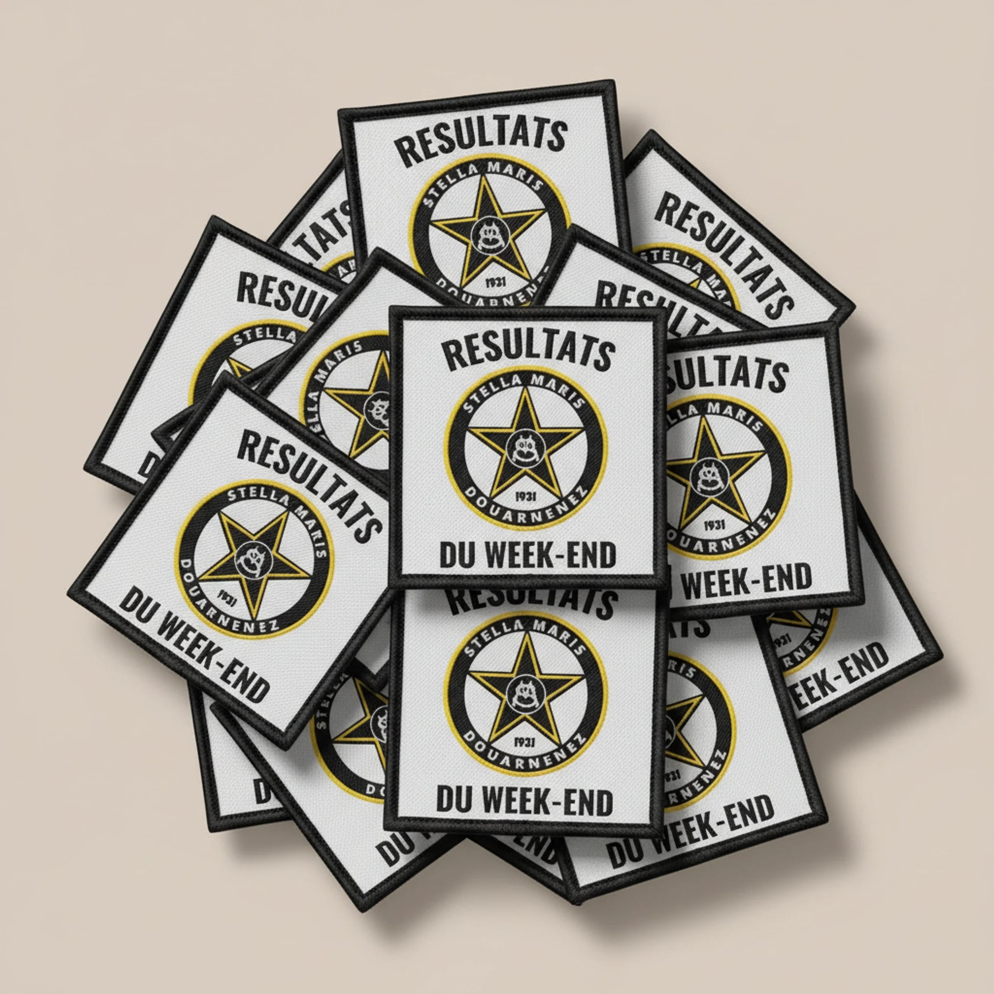 Dos velcro patch brodé PPATCH