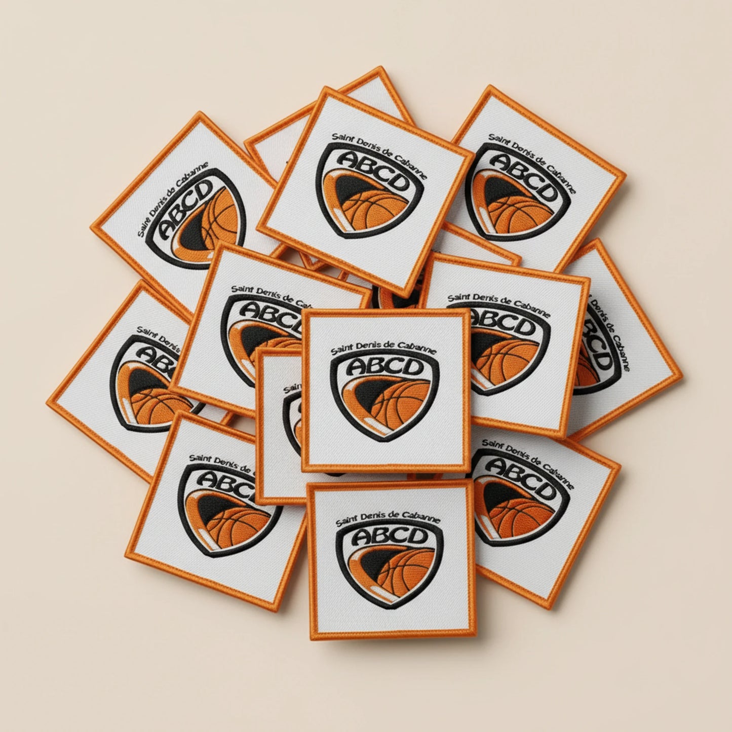 Collection patchs brodés Basketball