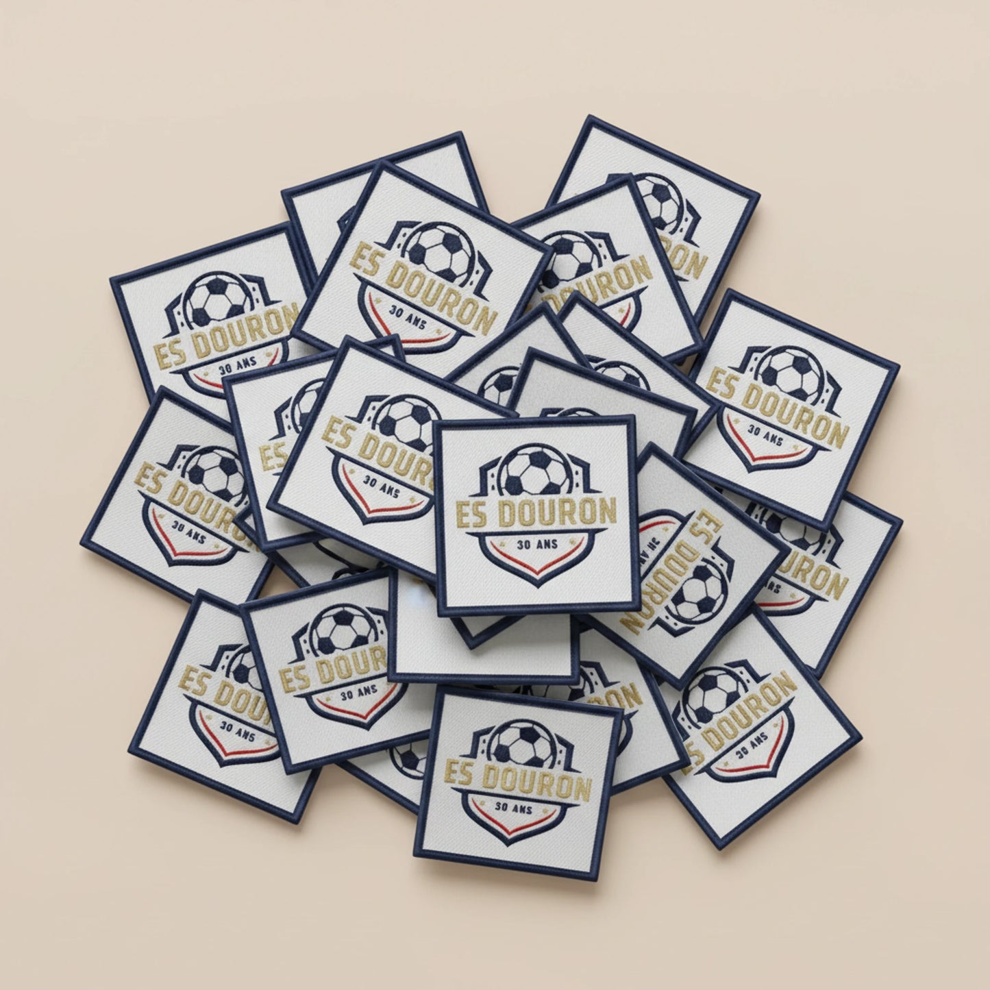 Dos velcro patch brodé PPATCH