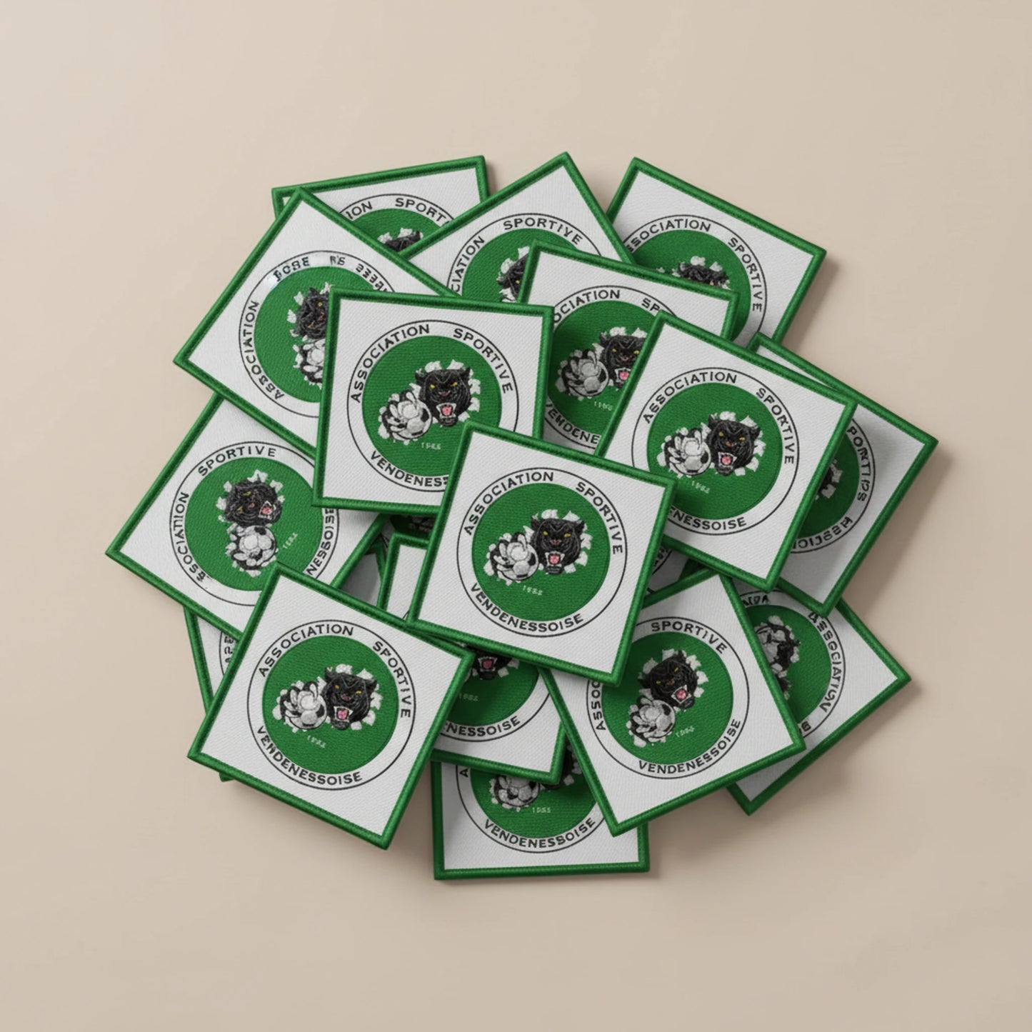 Dos velcro patch brodé PPATCH