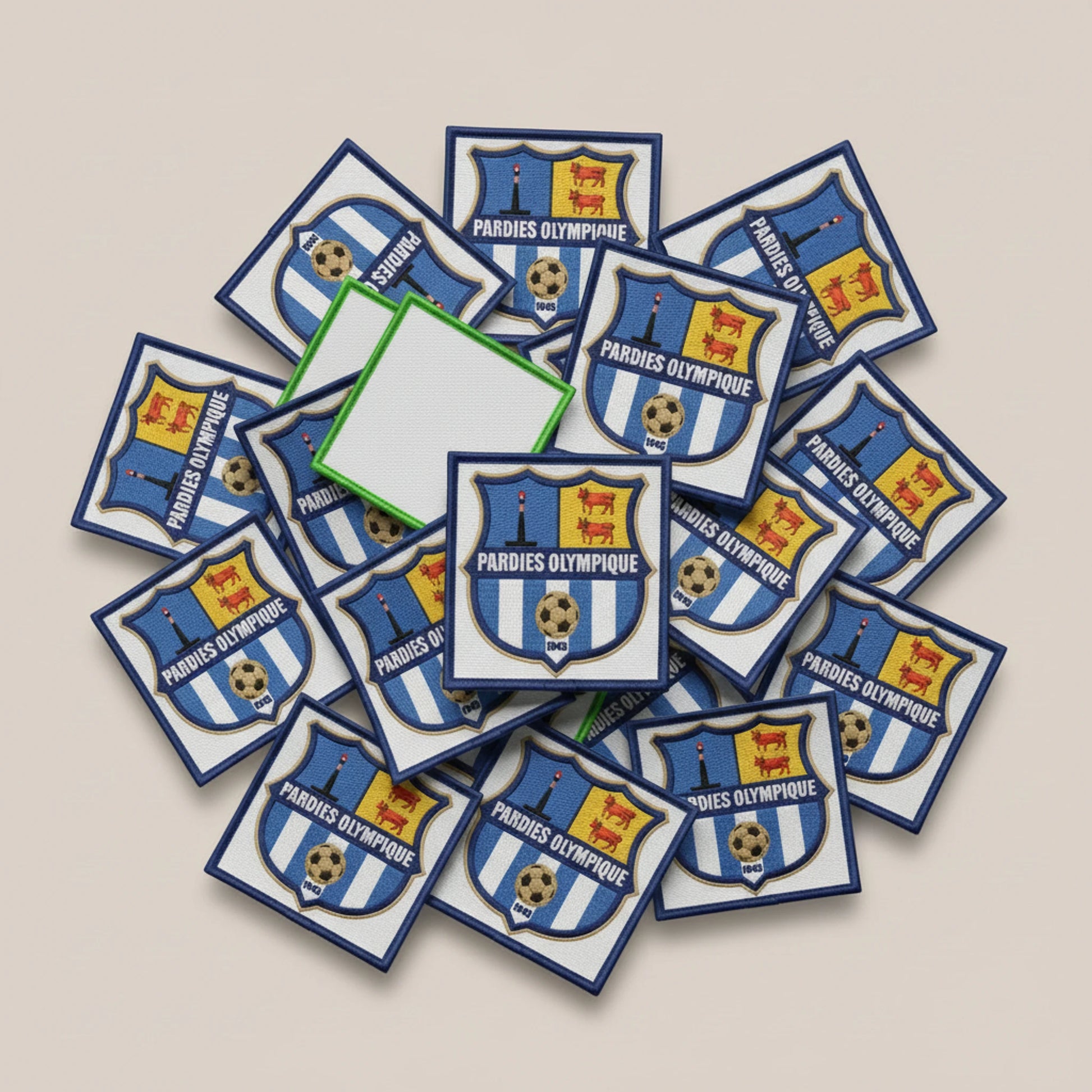 Dos velcro patch brodé PPATCH