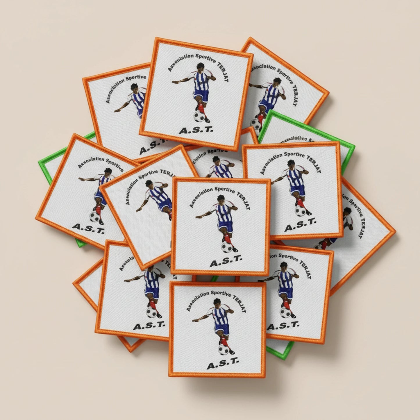 Collection patchs brodés Football