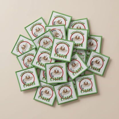 Dos velcro patch brodé PPATCH