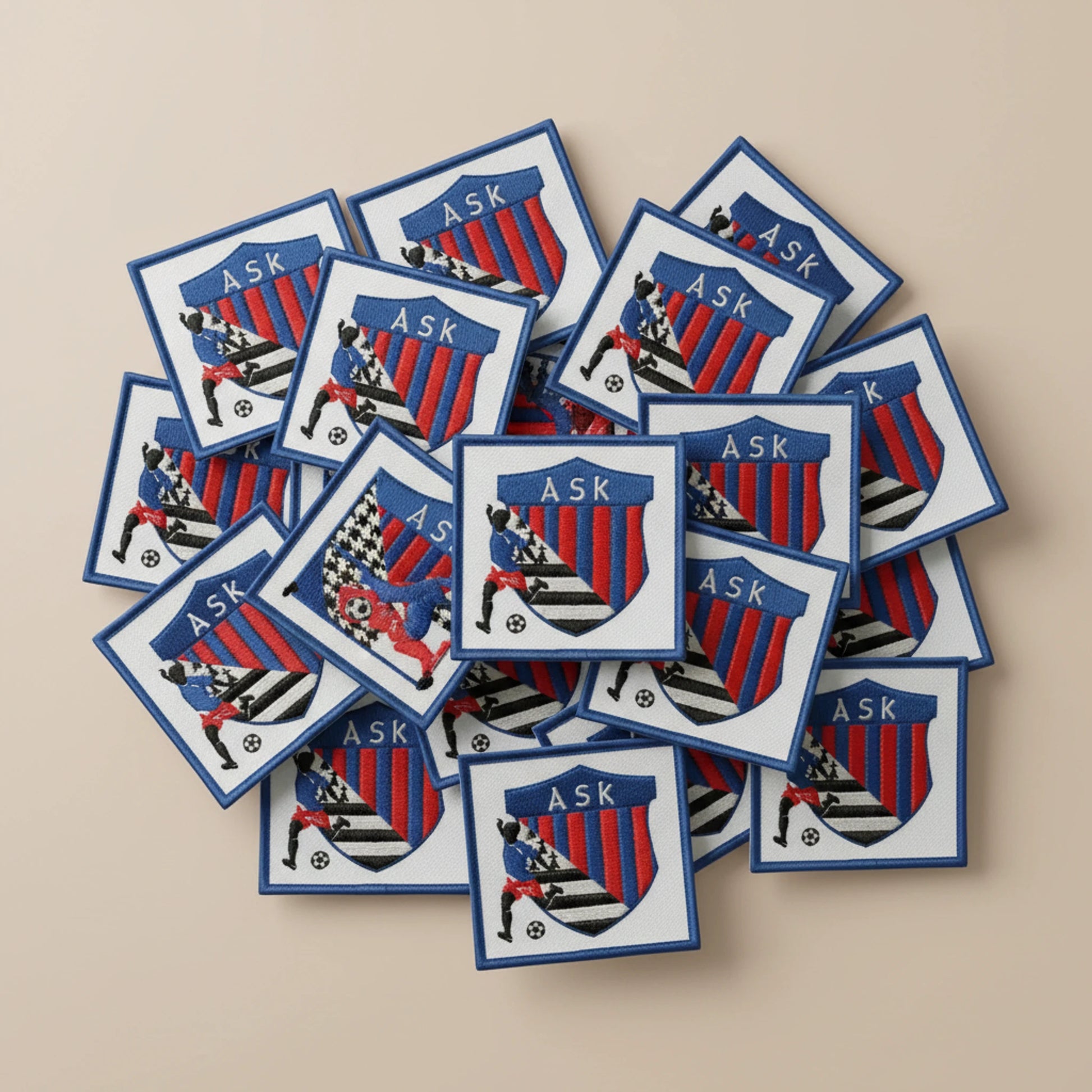 Dos velcro patch brodé PPATCH
