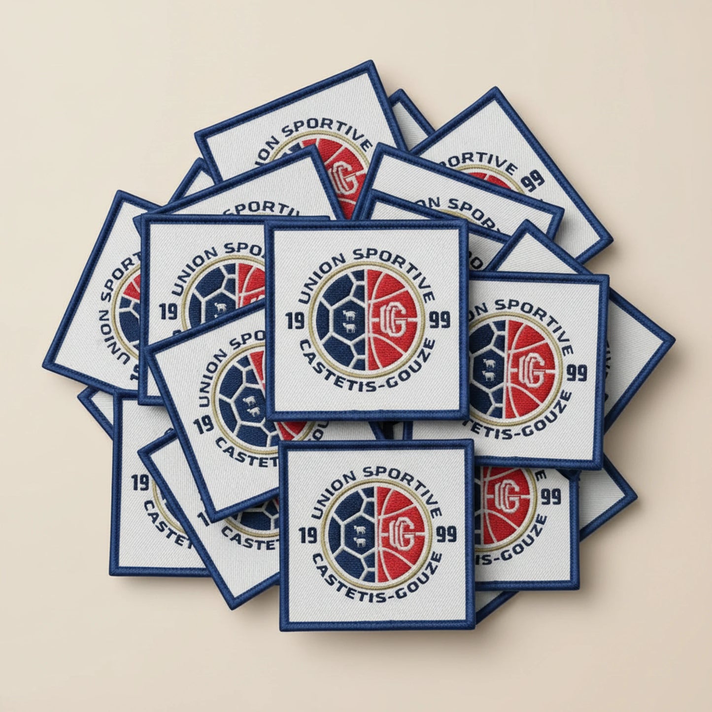 Dos velcro patch brodé PPATCH