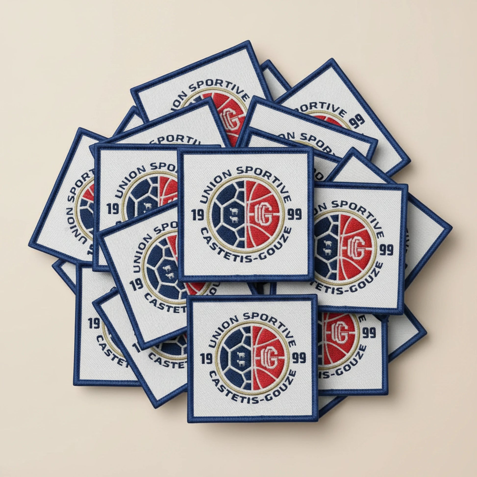 Dos velcro patch brodé PPATCH