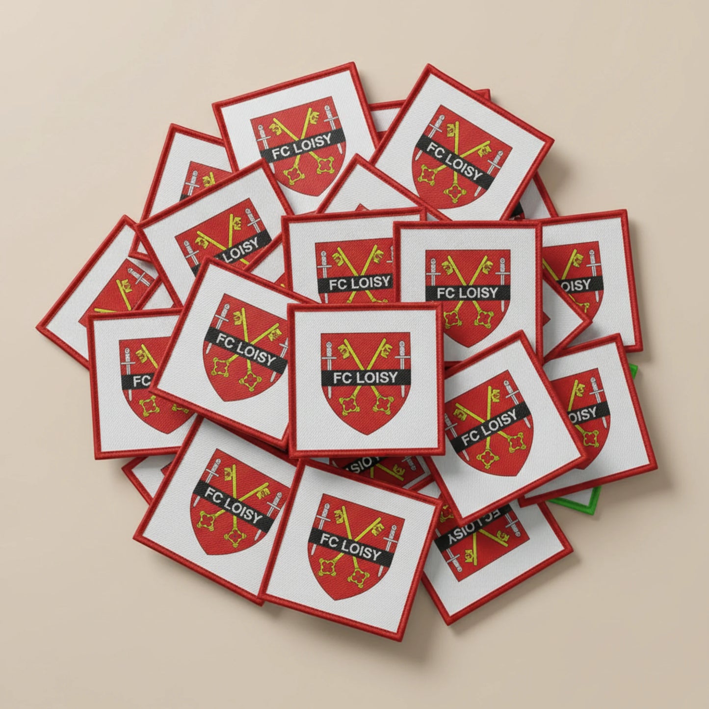 Dos velcro patch brodé PPATCH