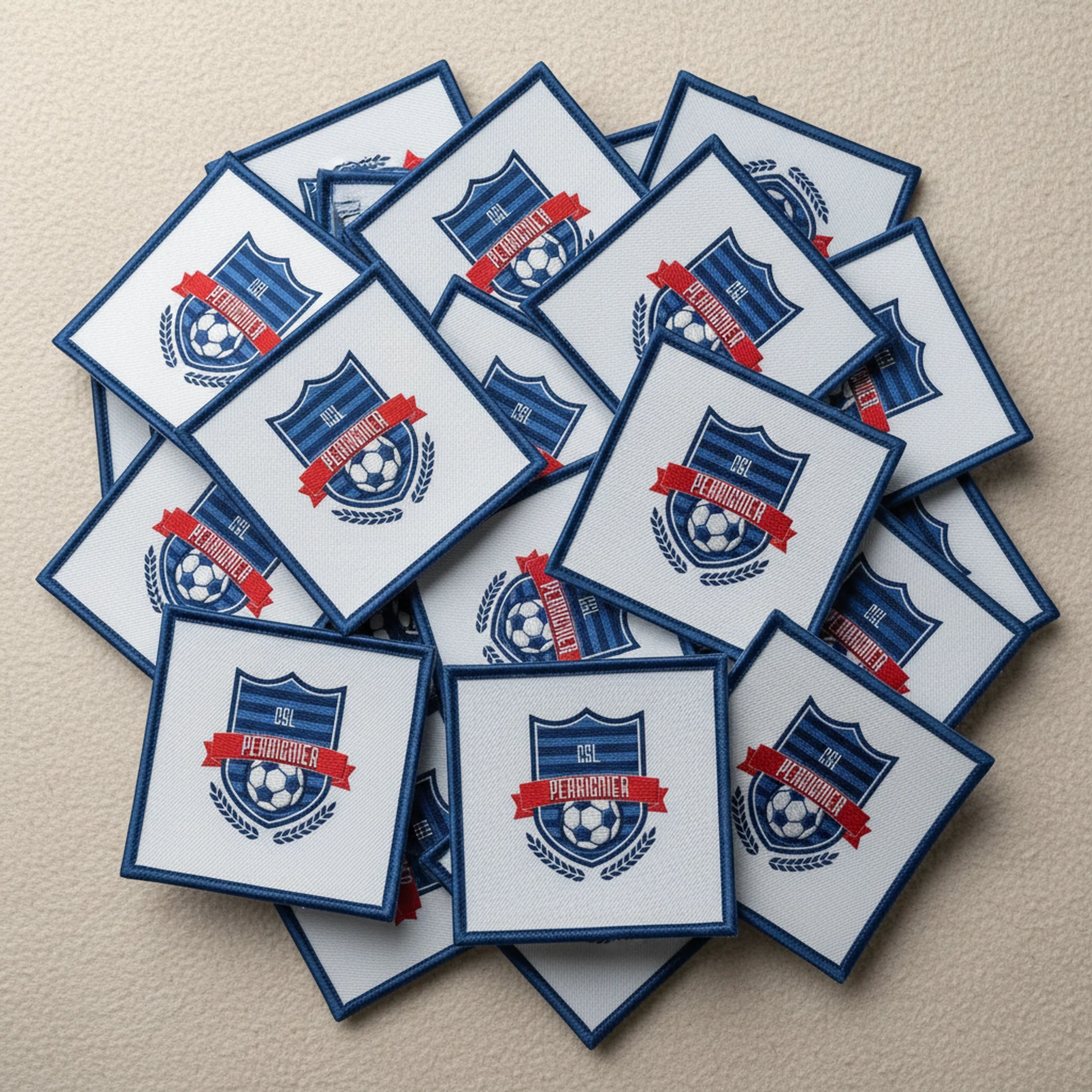 Dos velcro patch brodé PPATCH
