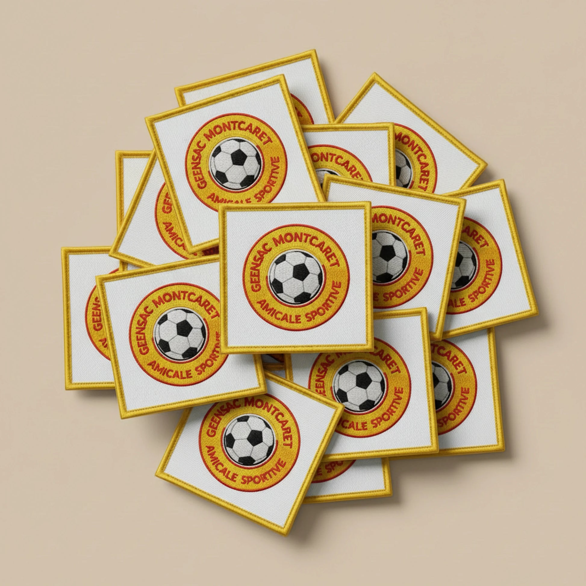 Collection patchs brodés Football