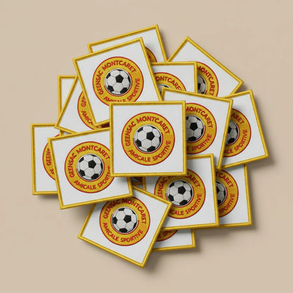 Collection patchs brodés Football