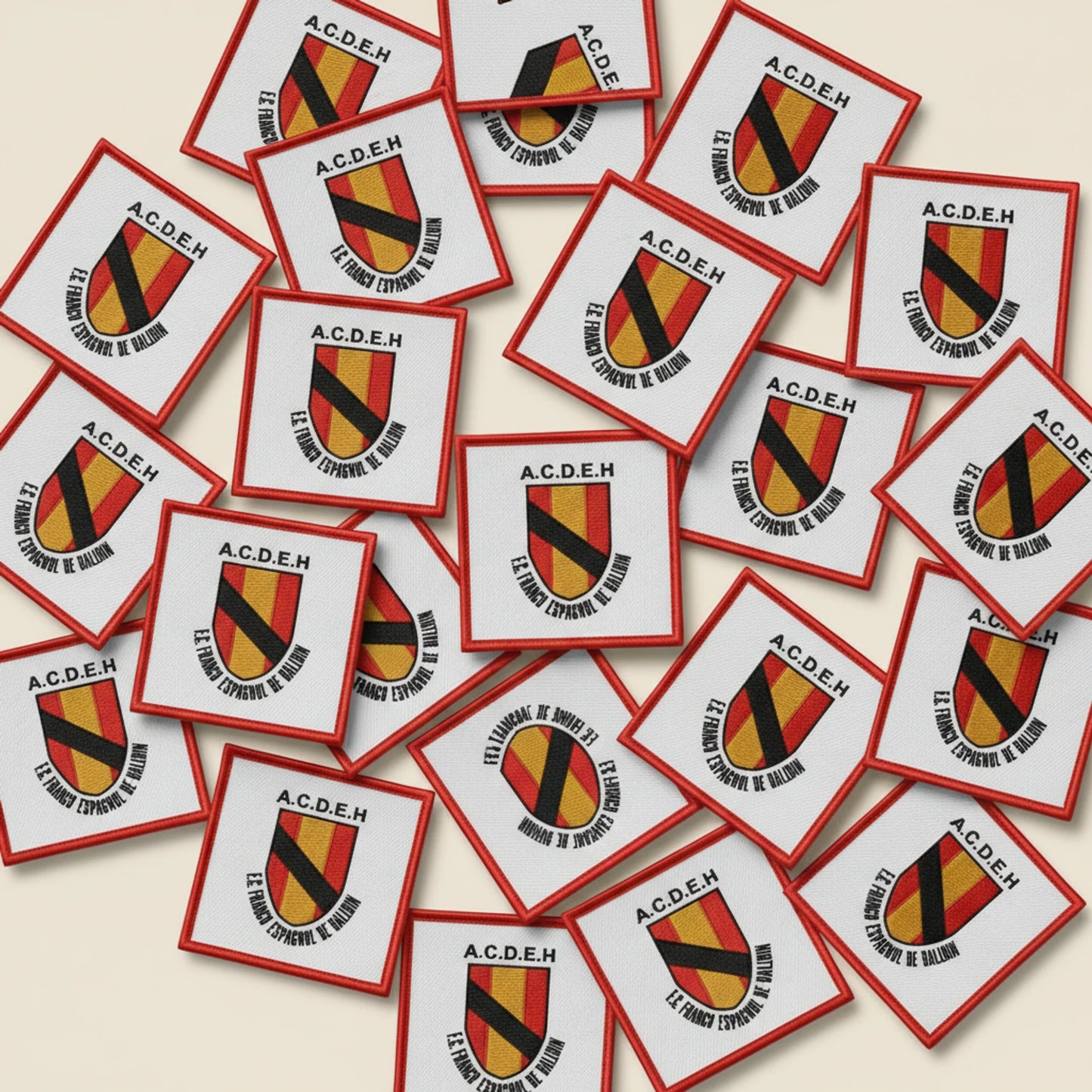 Collection patchs brodés Football