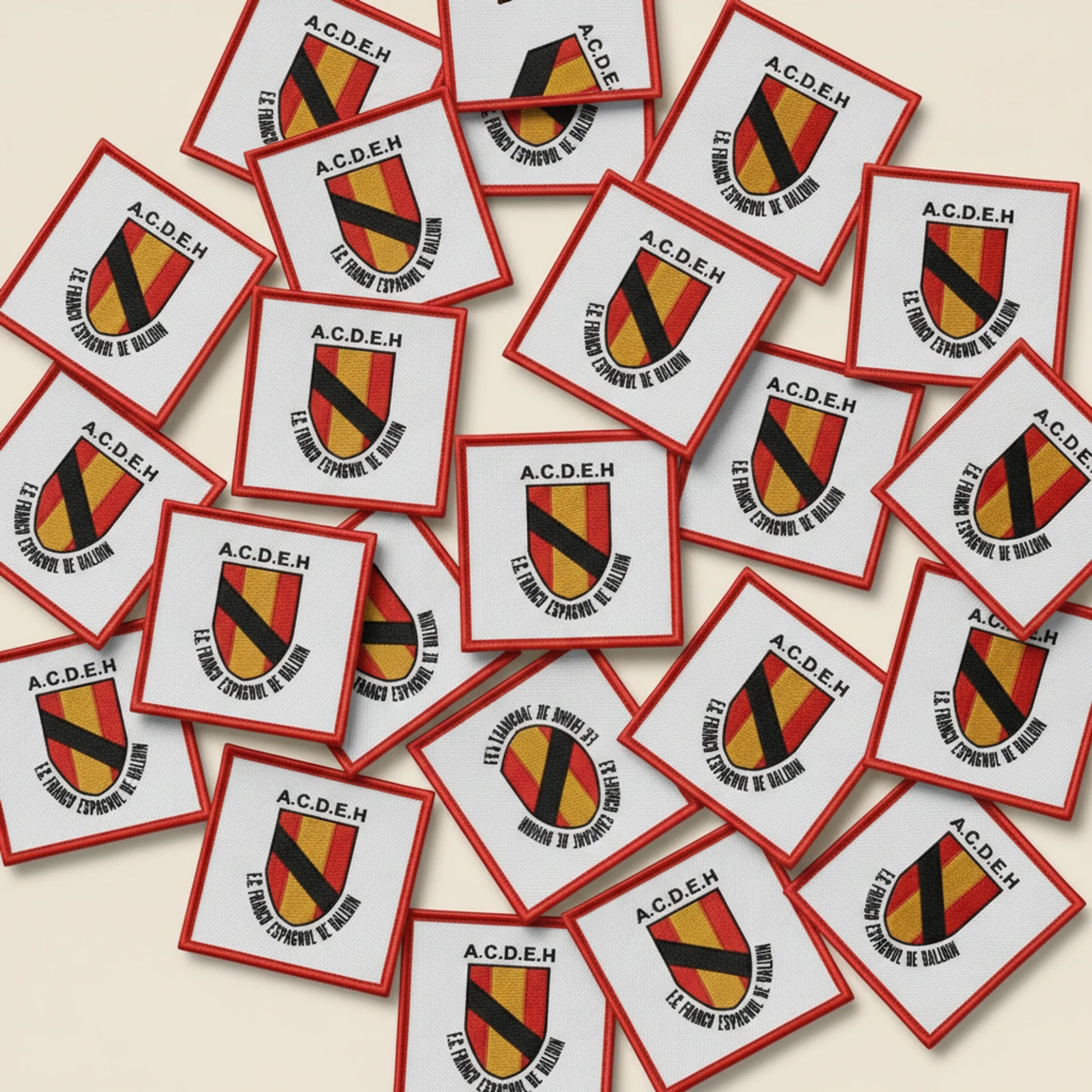 Collection patchs brodés Football