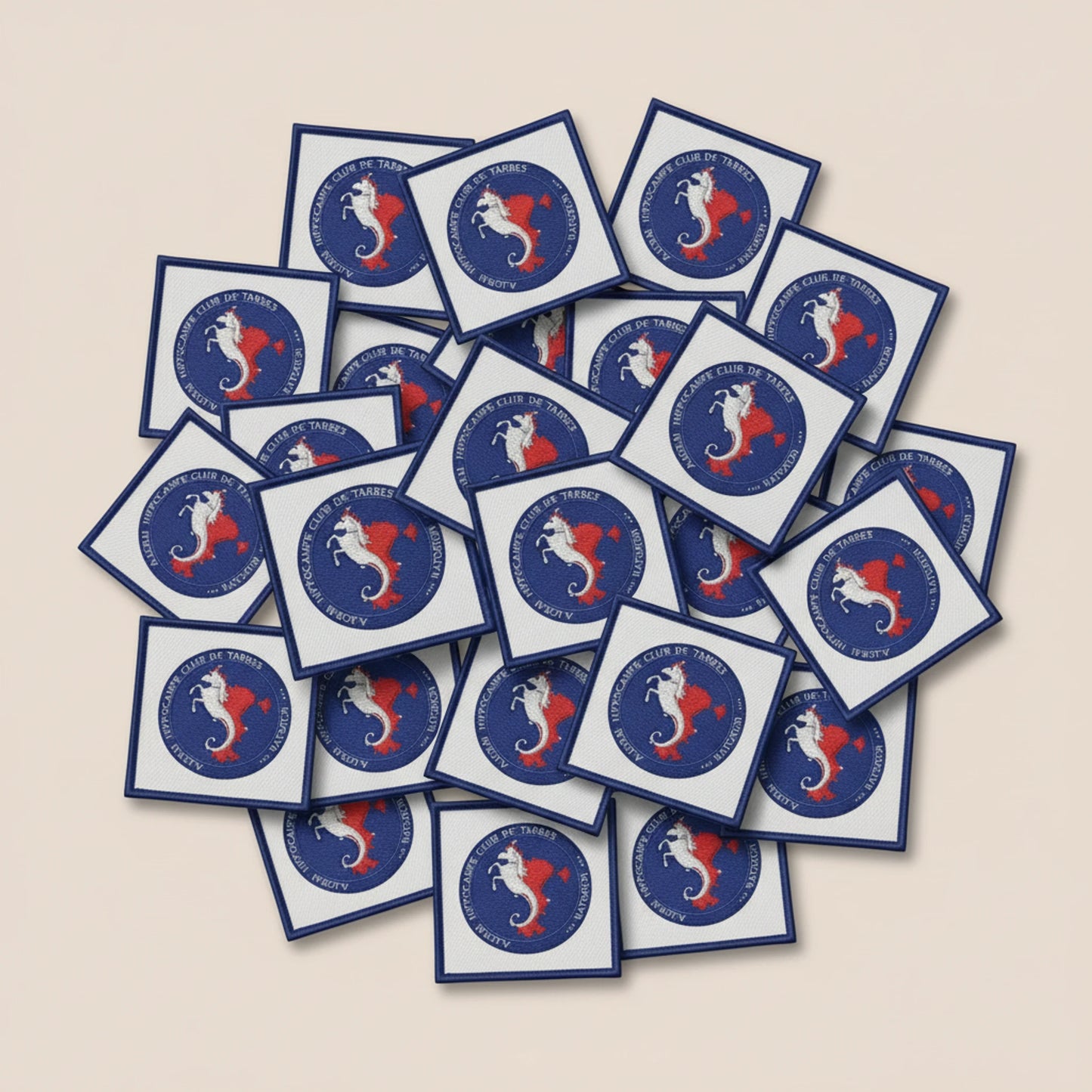 Dos velcro patch brodé PPATCH