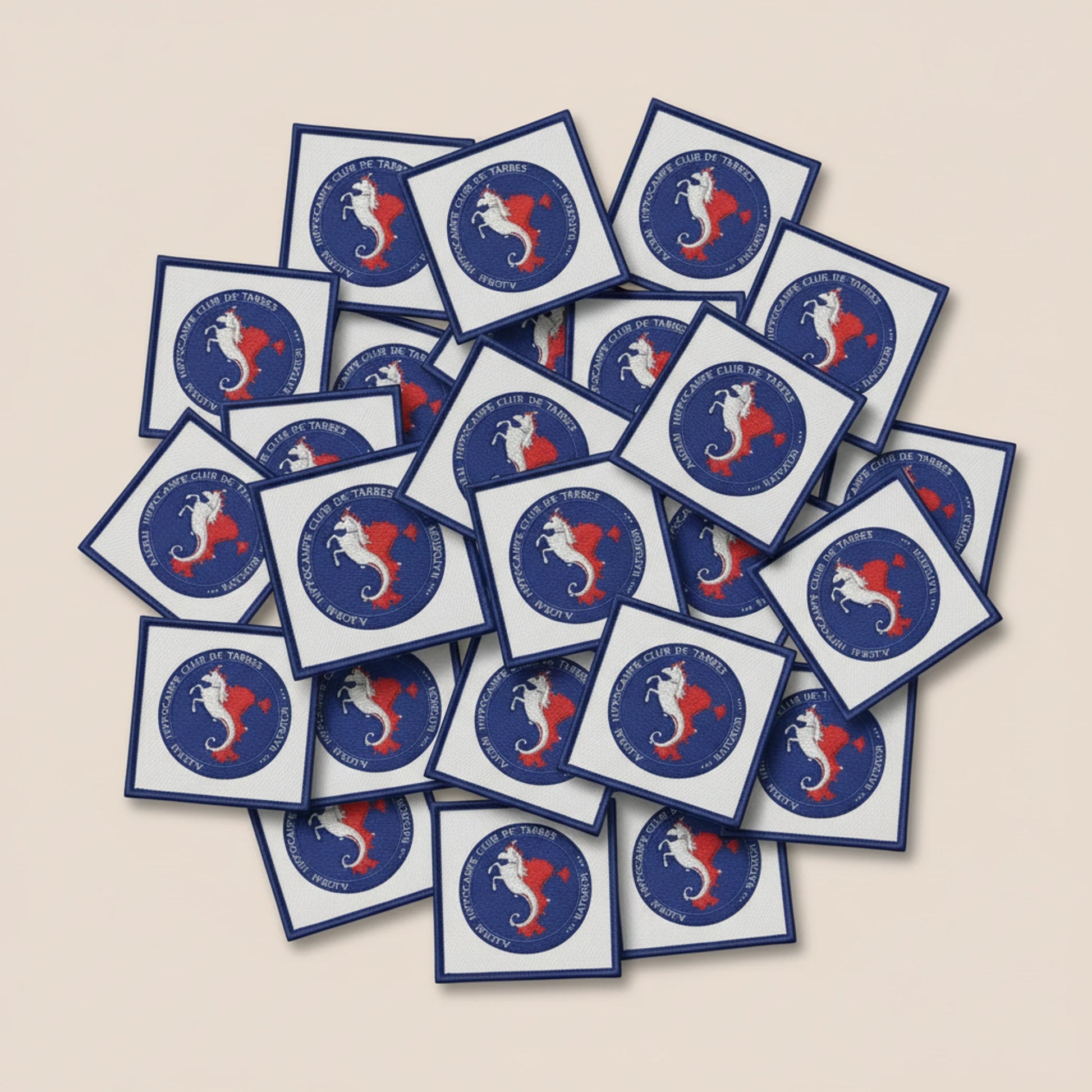 Dos velcro patch brodé PPATCH