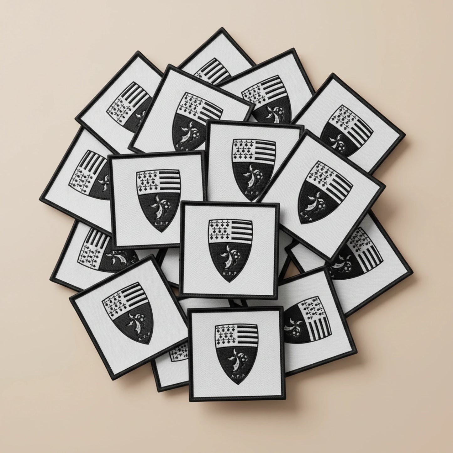 Dos velcro patch brodé PPATCH