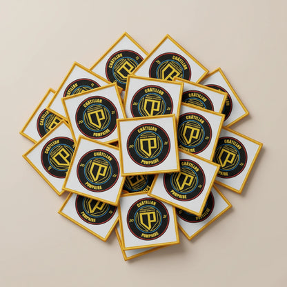 Dos velcro patch brodé PPATCH