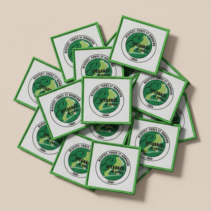 Dos velcro patch brodé PPATCH