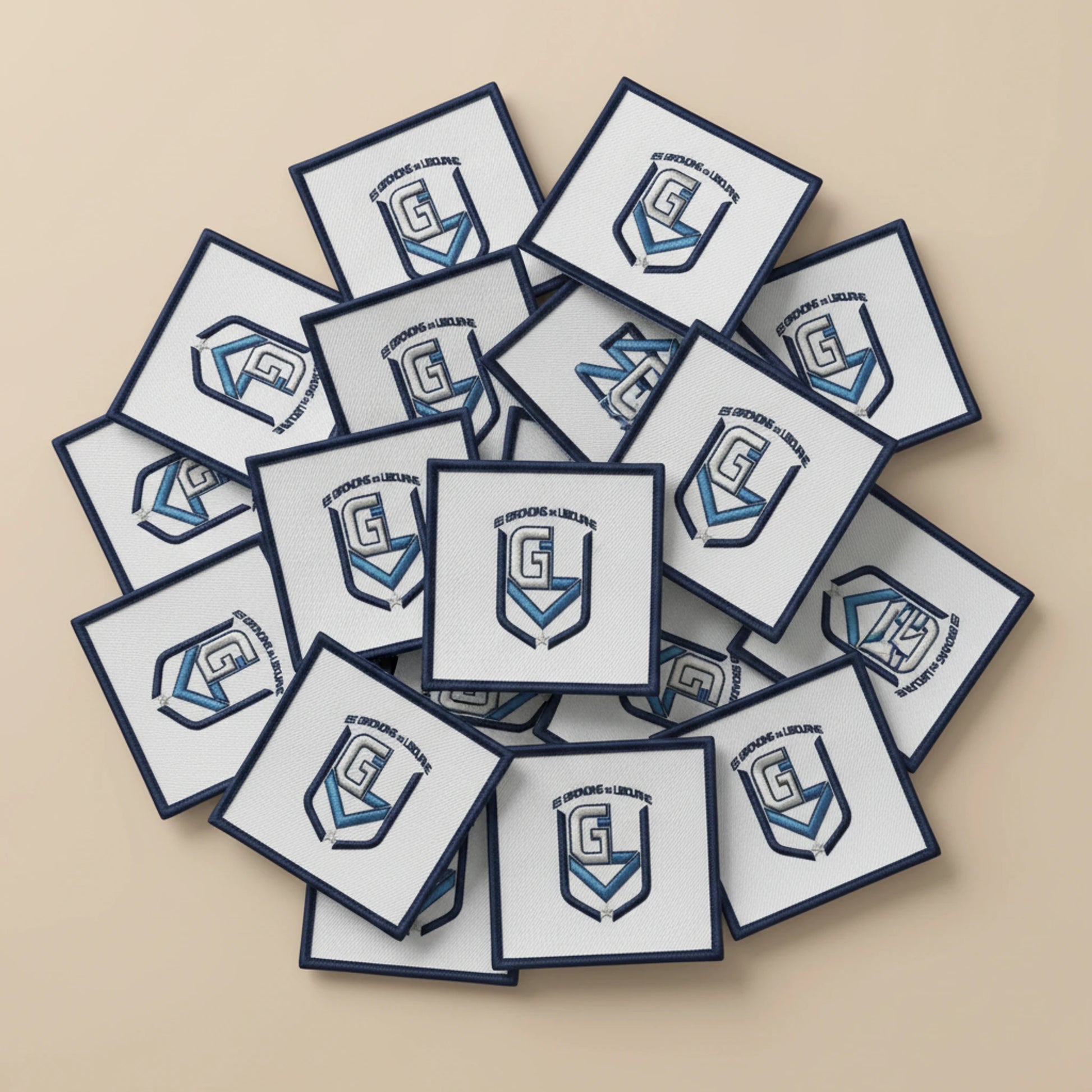 Dos velcro patch brodé PPATCH