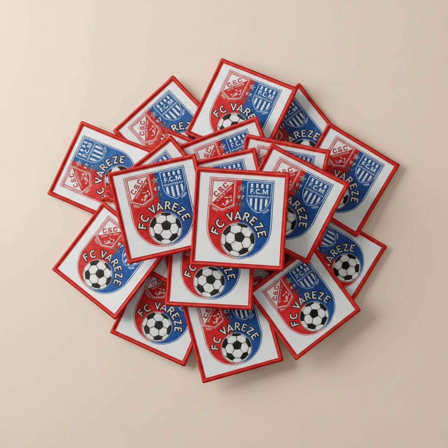 Collection patchs brodés Football
