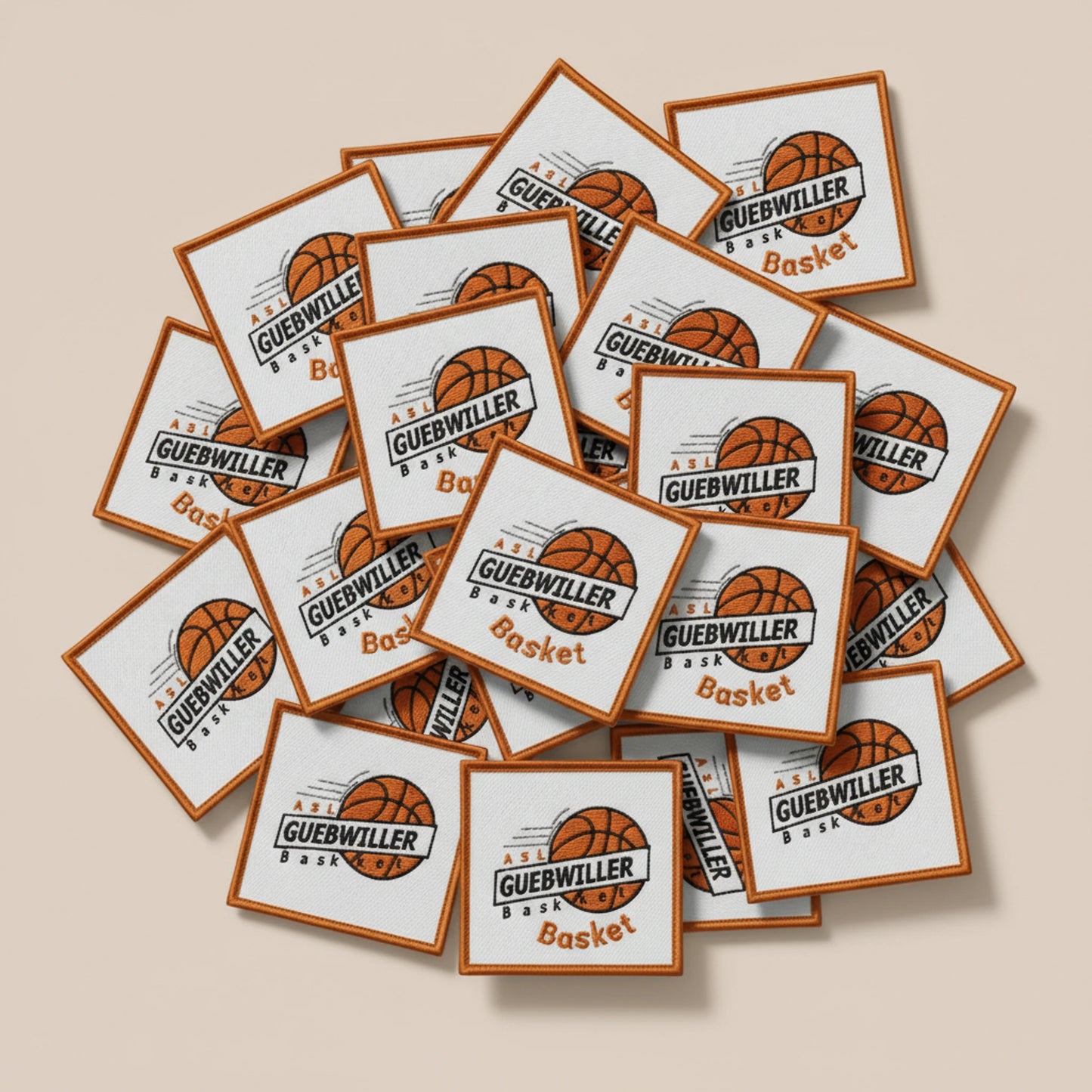 Collection patchs brodés Basketball