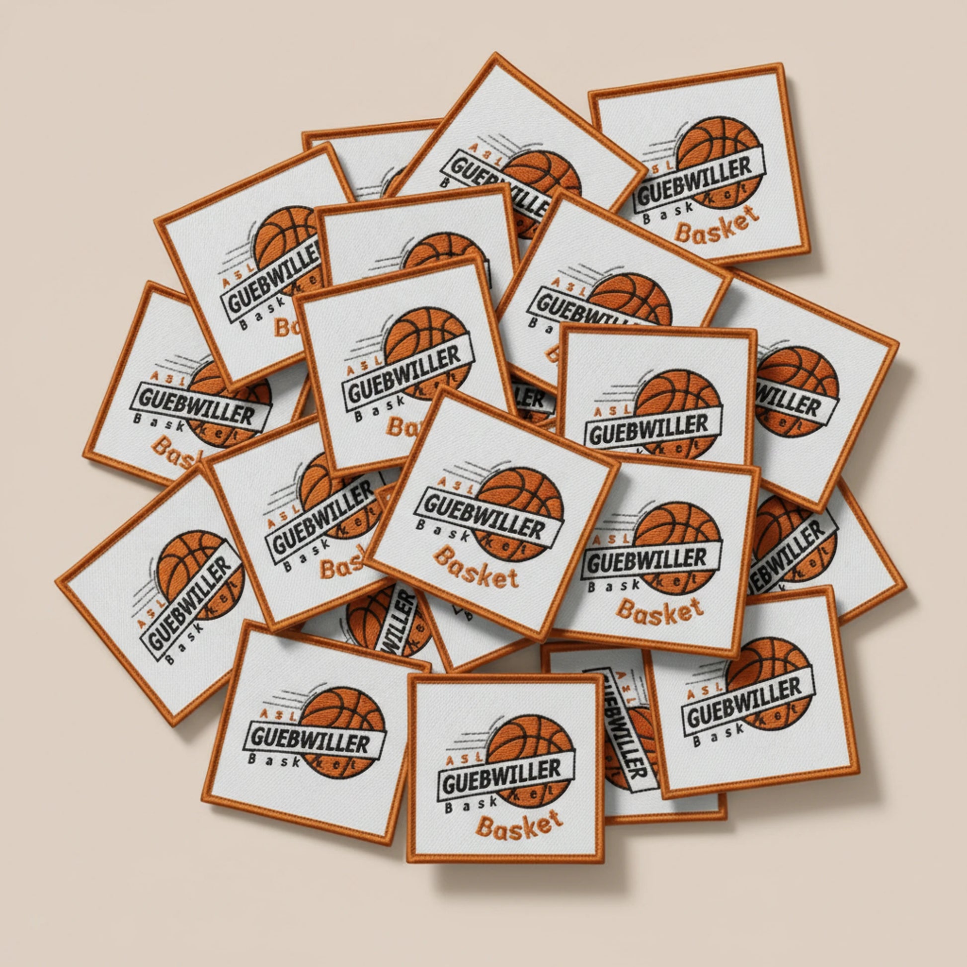 Collection patchs brodés Basketball