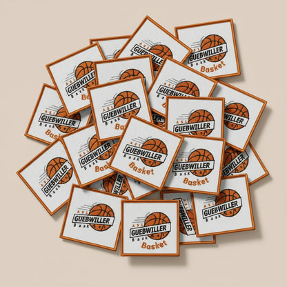 Collection patchs brodés Basketball