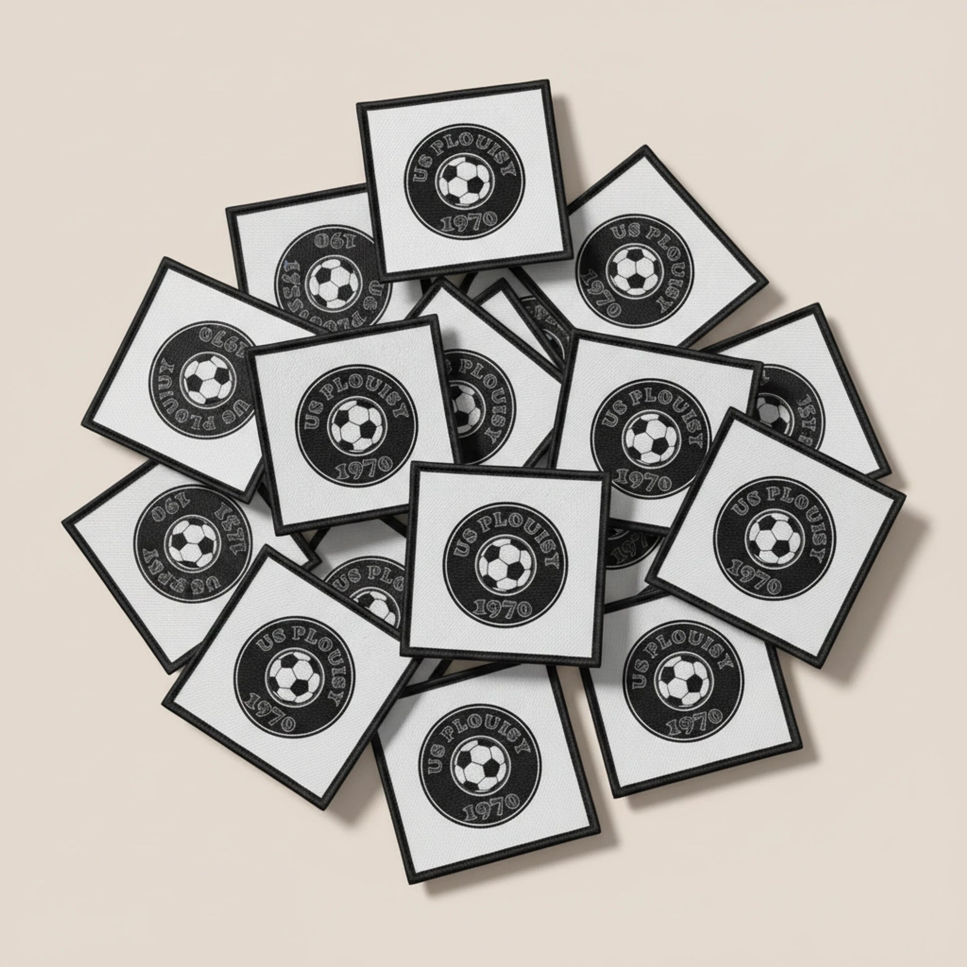 Dos velcro patch brodé PPATCH