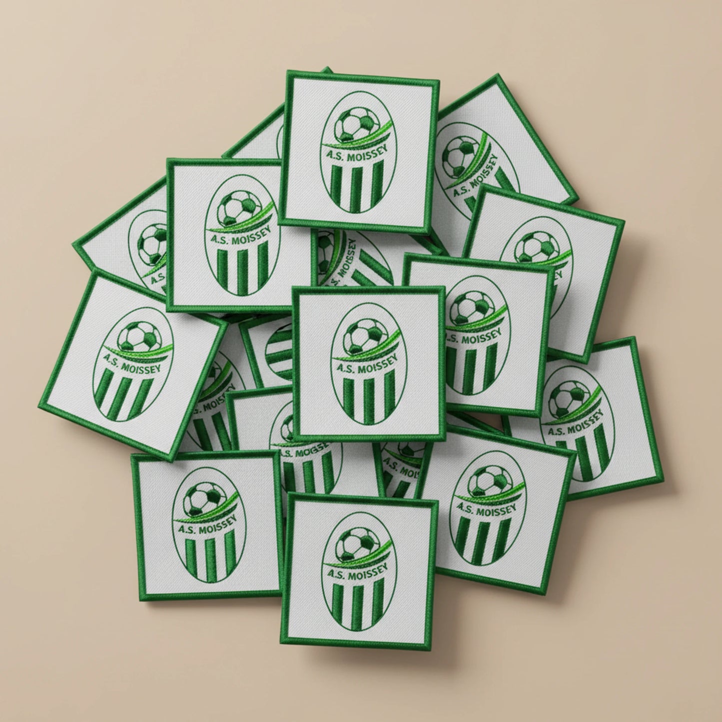 Collection patchs brodés Football