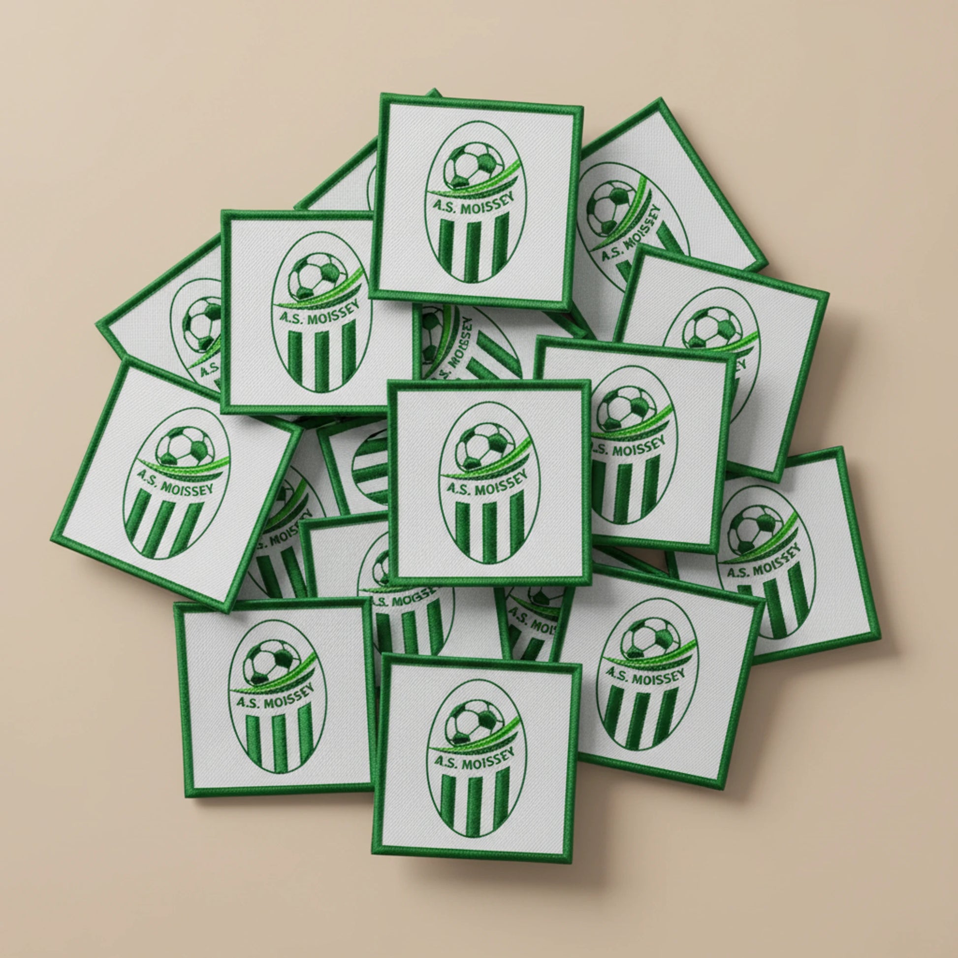 Collection patchs brodés Football