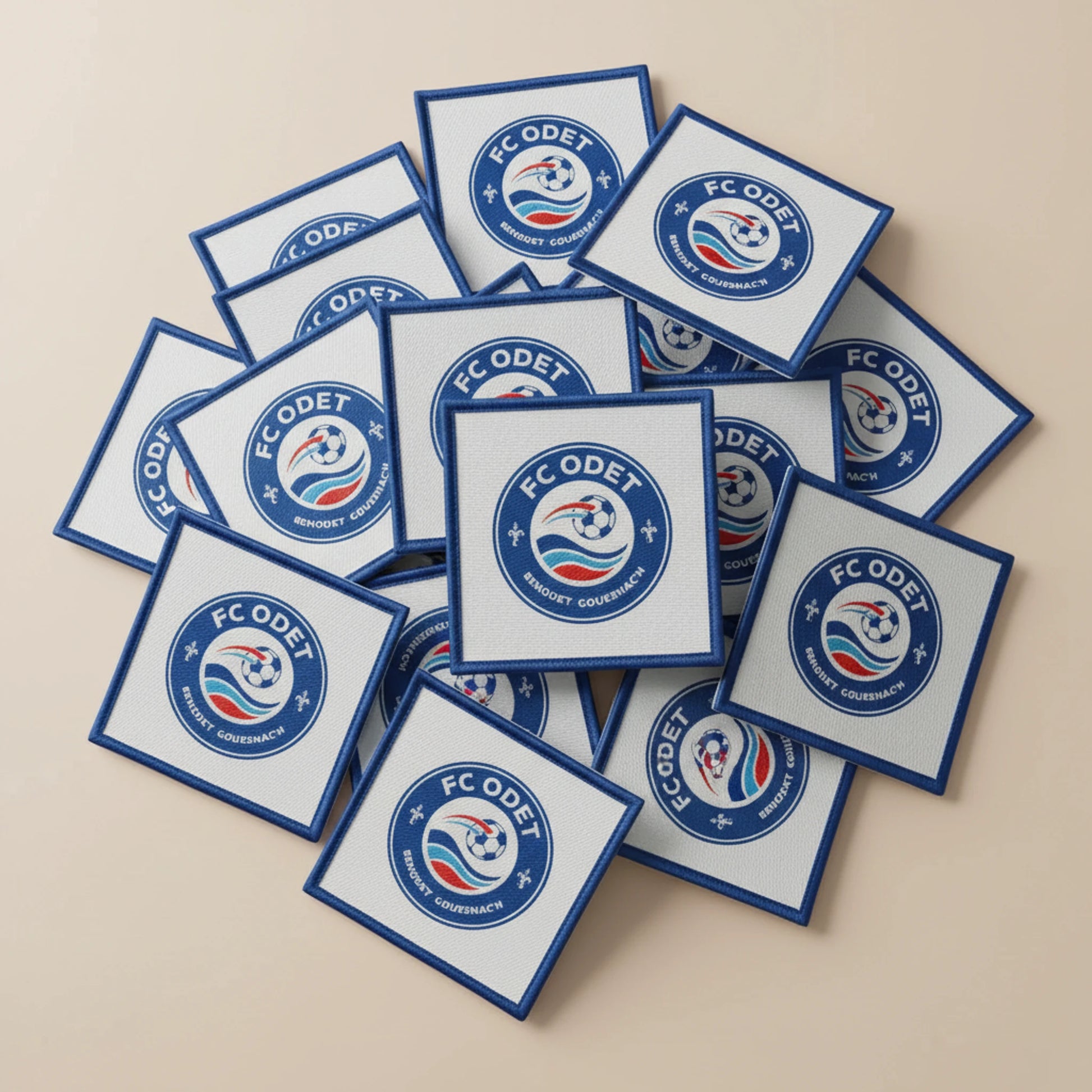 Dos velcro patch brodé PPATCH