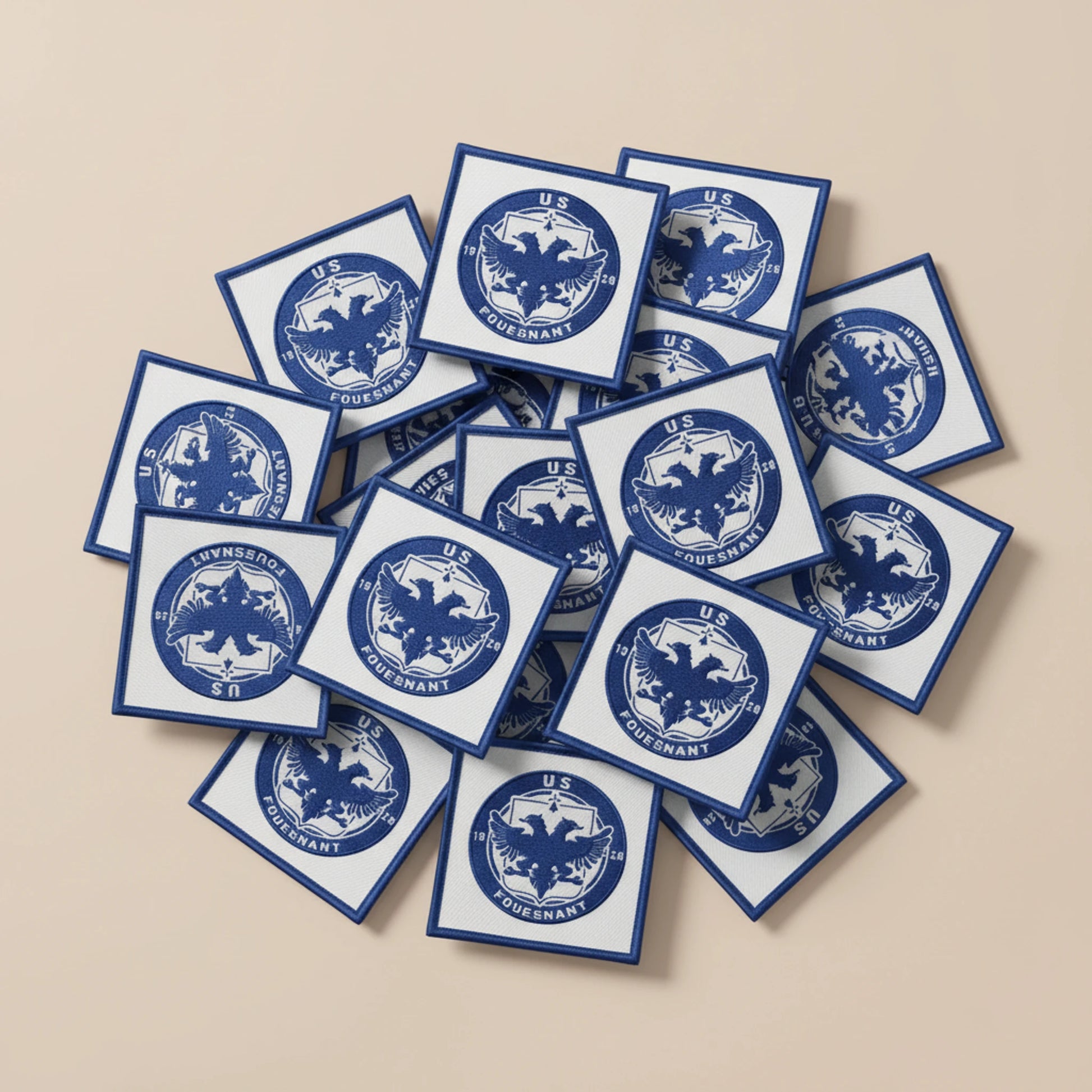Dos velcro patch brodé PPATCH